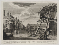 KG 07626
<br/>
Gezicht op 's Lands Zeemagazijn en de scheepswerf
<br/>
<em>Schouten, Hermanus Petrus (1747-1822)</em>